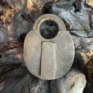 Antique 1920's JHW Climax Newark NJ General Purpose Brass Padlock
